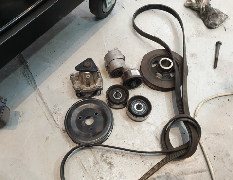 LF쏘나타 벨트부품