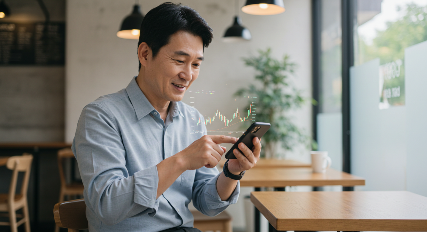 개인 투자자 미소