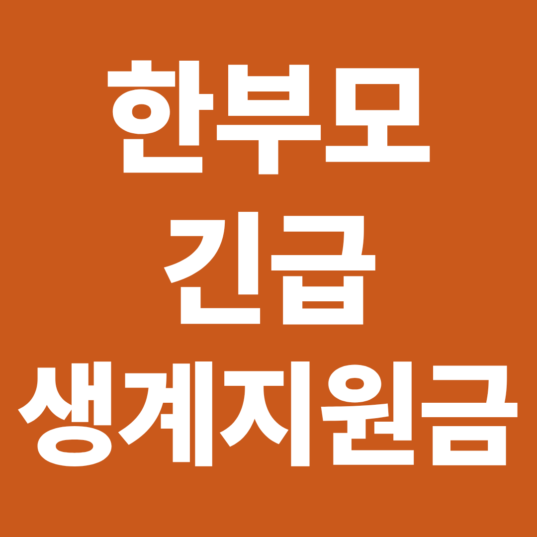 2026 한부모 긴급 생계지원금 위기보험료 난방난로 지원 위기 제도