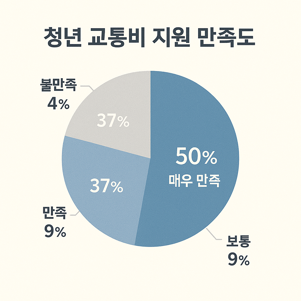 청년 수혜자 만족도 설문 결과