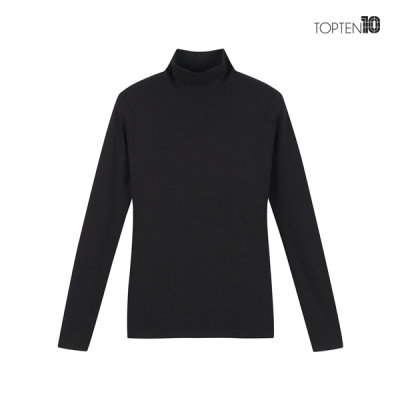 탑텐 여성 립 터틀넥 긴팔 티셔츠 MSA3TU2001