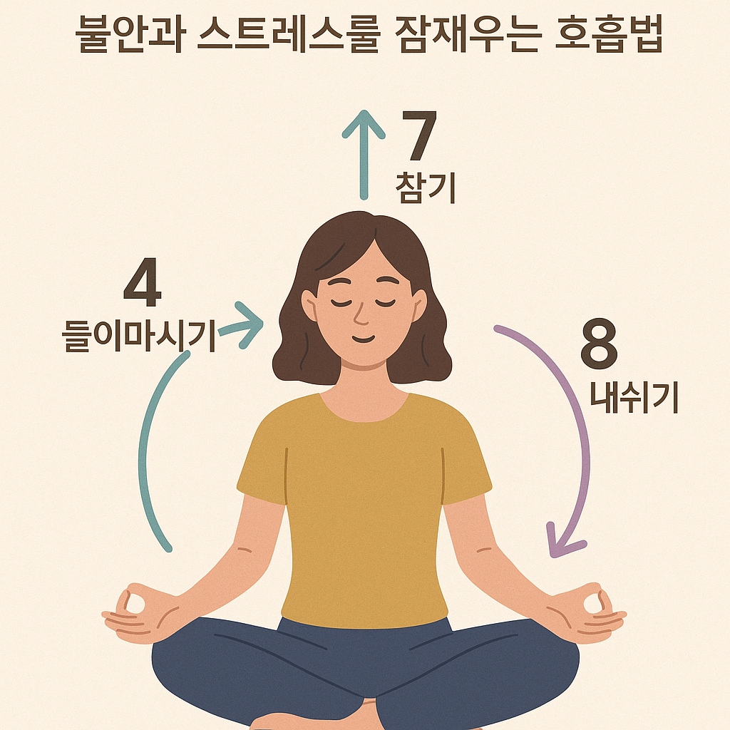 심리적 안정 호흡 패턴