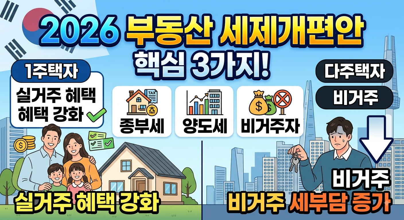 2026 부동산 세제개편안