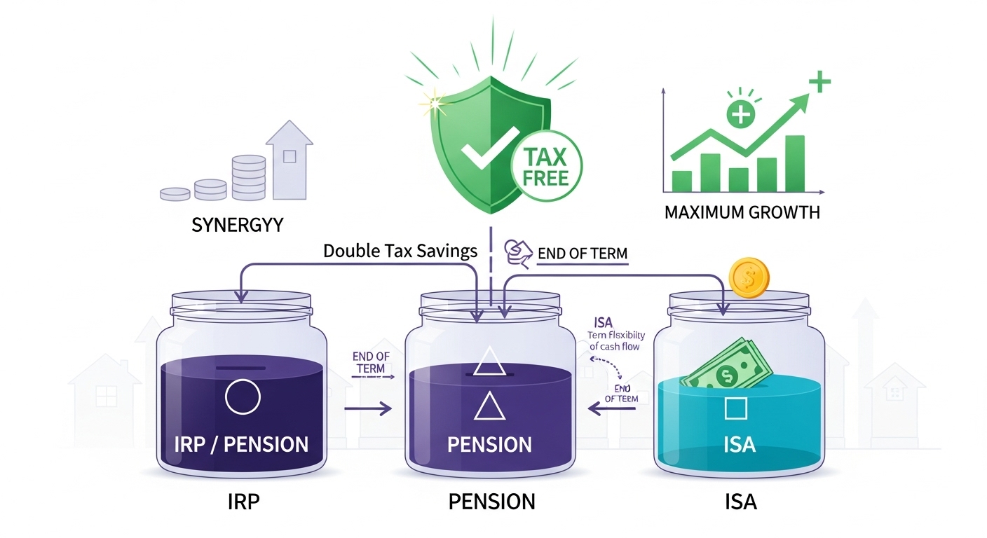 IRP, 연금저축, ISA 절세 통장 비교 이미지