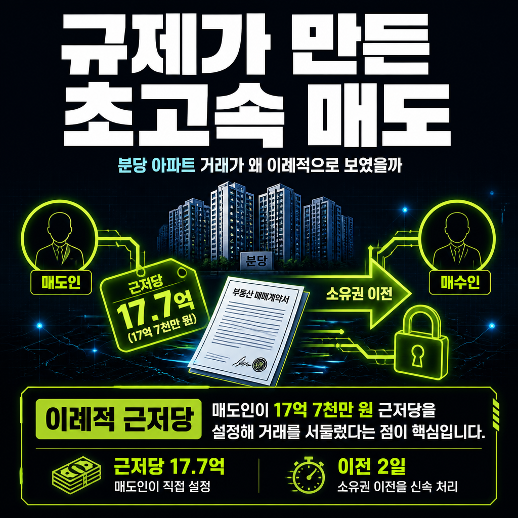 규제가 만든 초고속 매도