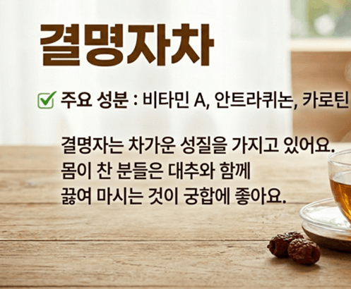 눈에 좋은 차