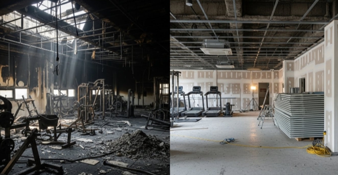 서울 강남 화재청소