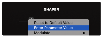 매개변수 값 입력