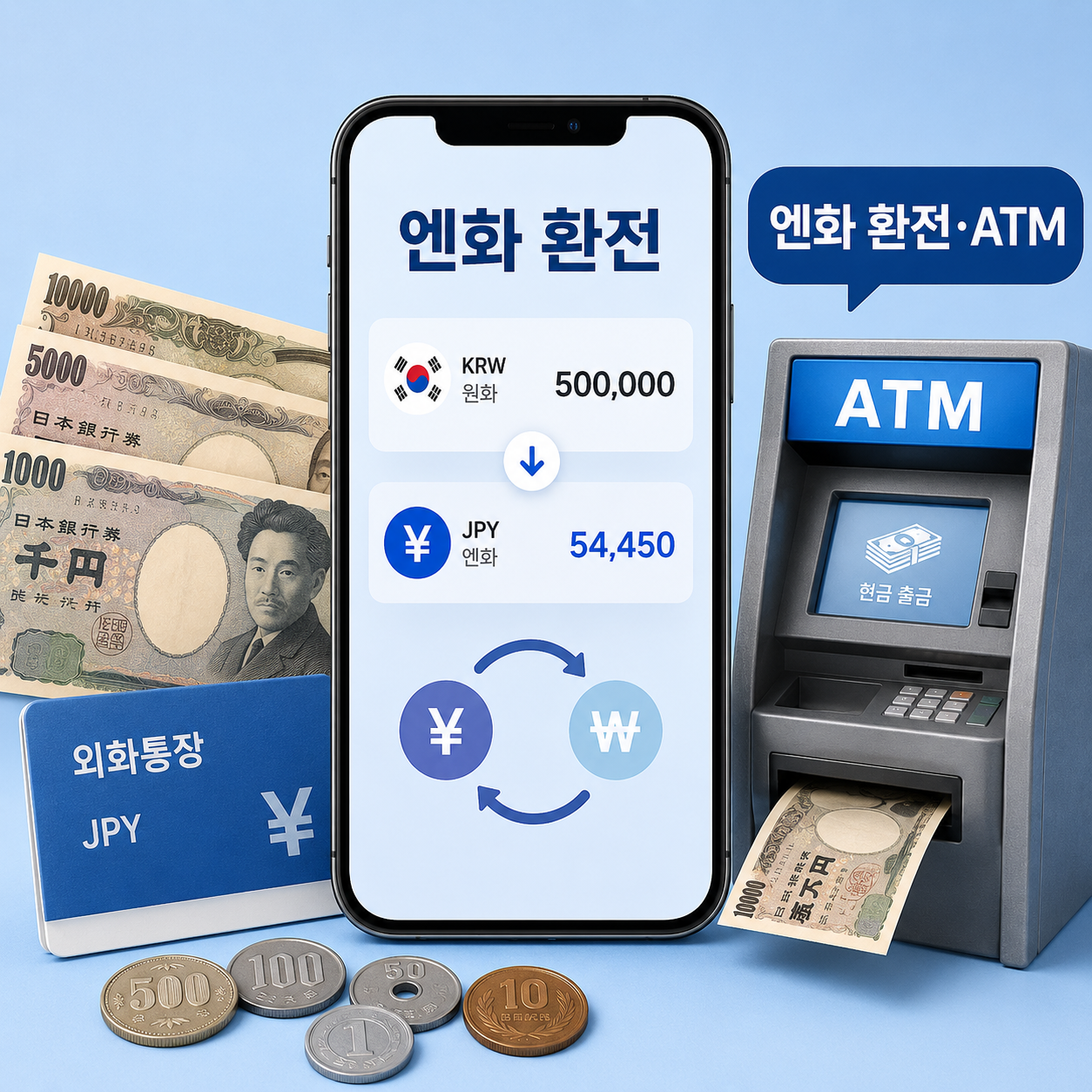 토스 엔화 환전 방법 및 외화통장 활용 가이드 (수수료·ATM 출금)