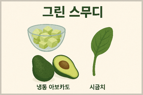 그린스무디 재료
