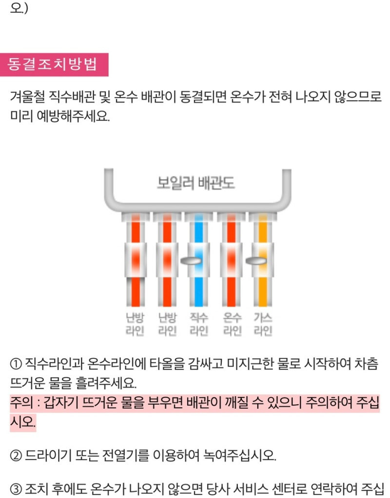 린나이 보일러 온도 조절기