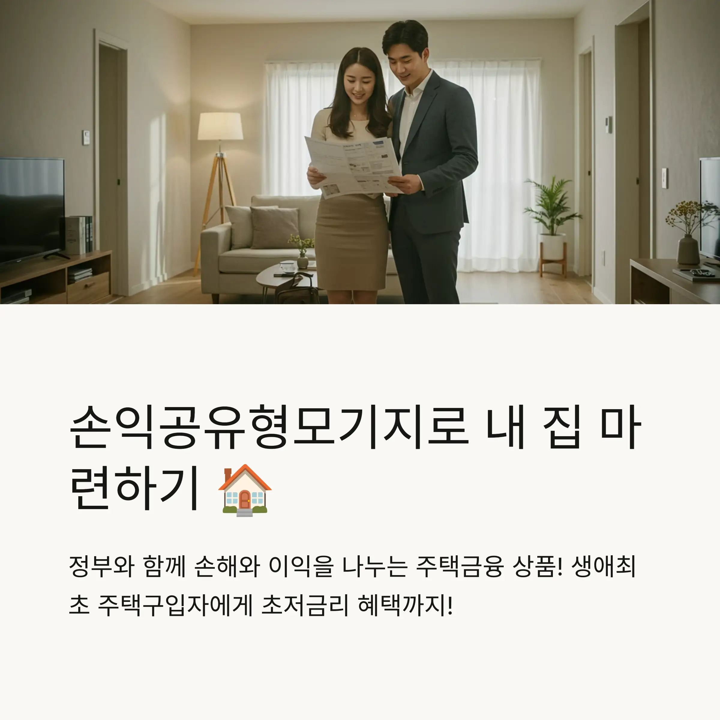 손익공유형모기지 대출 자격조건 🧾