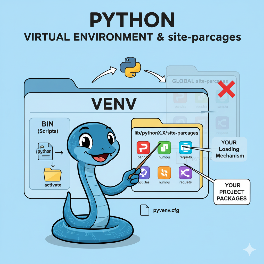 venv 구조와 site-packages 로딩 메커니즘