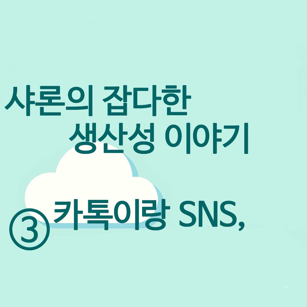 샤론의 잡다한 생산성 이야기 이미지 3