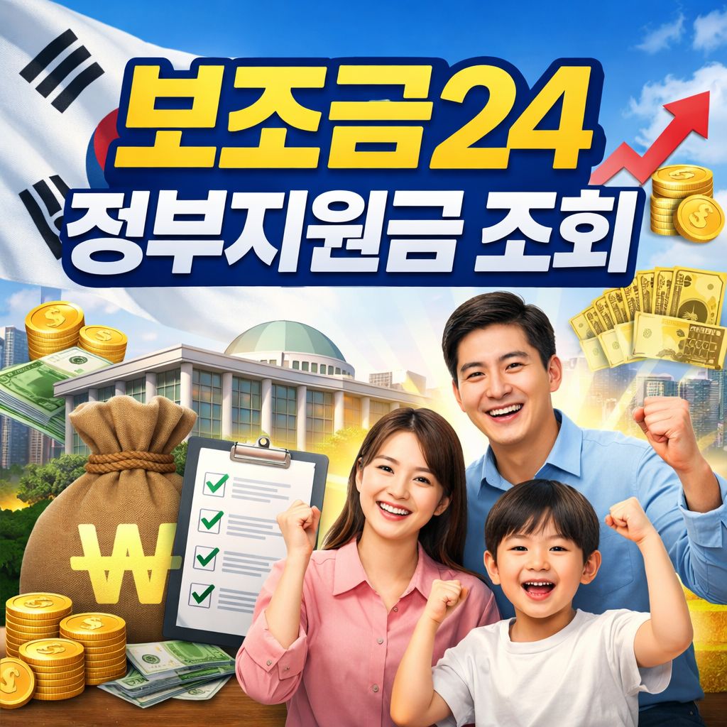 보조금24 정부지원금 조회 방법 총정리 (숨은 지원금 찾기)
