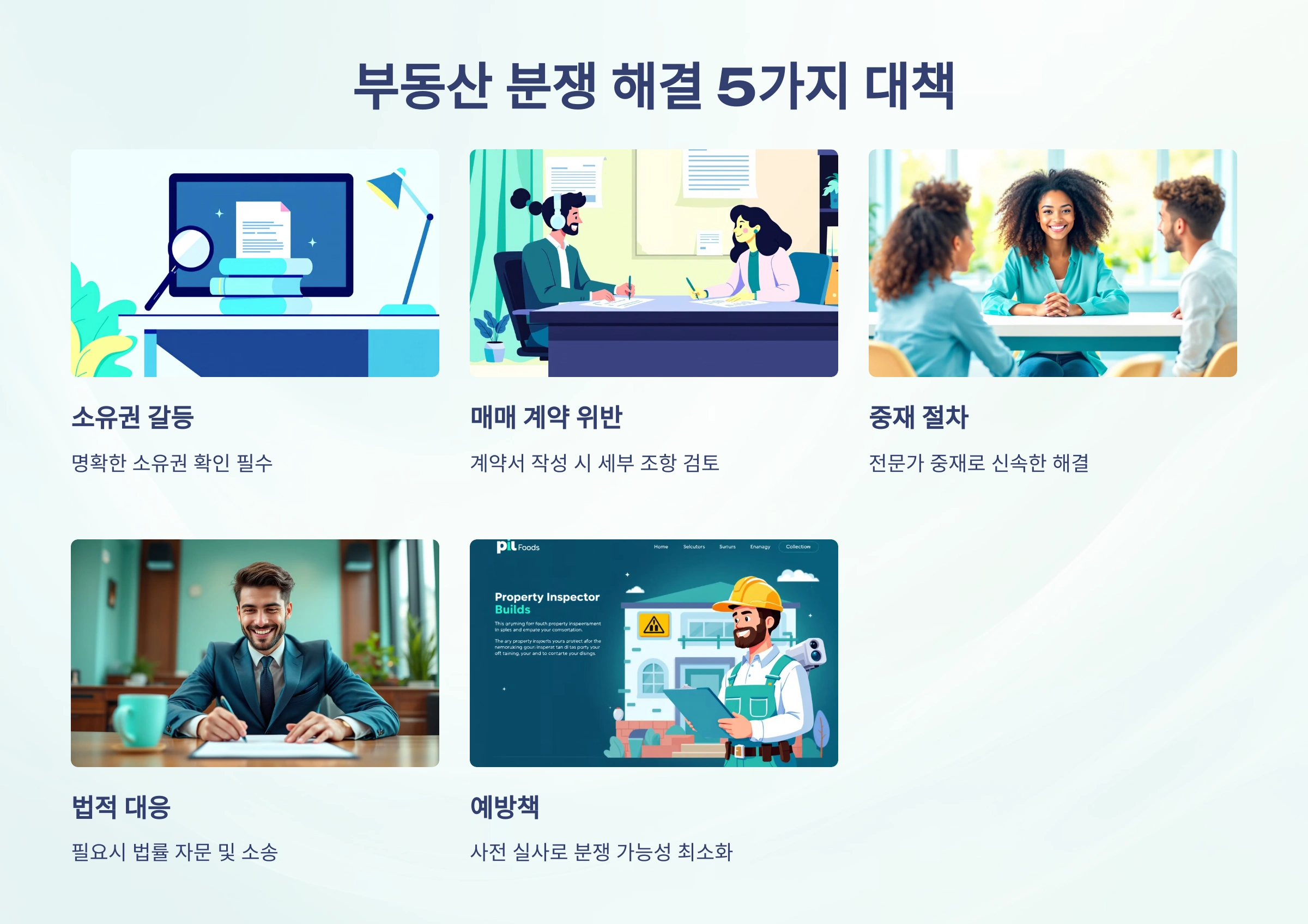 부동산 분쟁, 정말 해결될까요? 소유권 갈등과 매매 계약 위반의 5가지 대책!