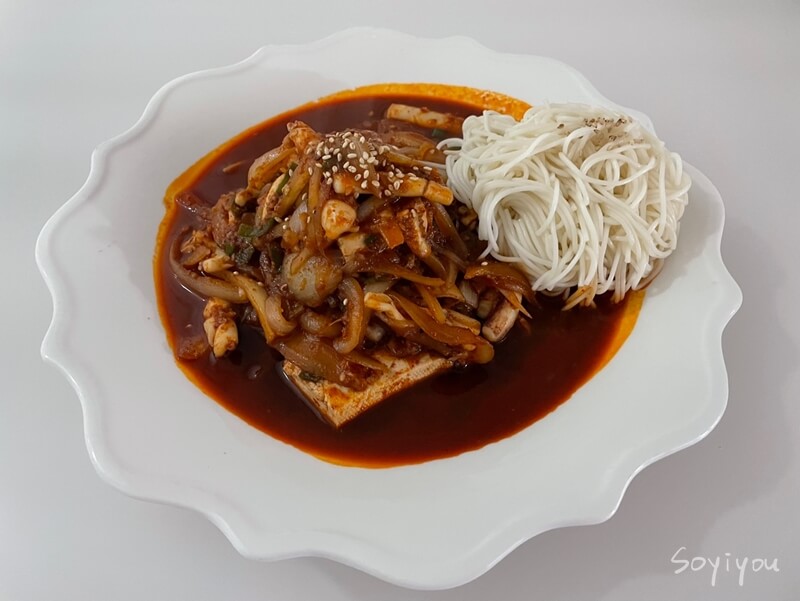 오징어-두부-두루치기-완성