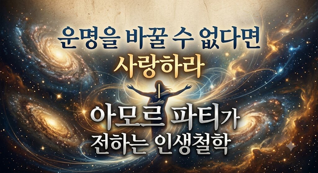 아모르 파티가 전하는 인생철학 이미지