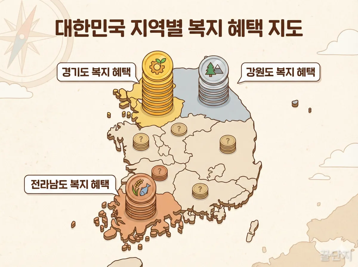 전국 지자체별 입학 축하금 지원 현황 지도