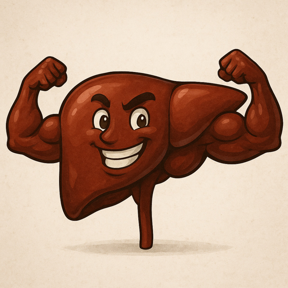 아주 튼튼한 건강 한 간