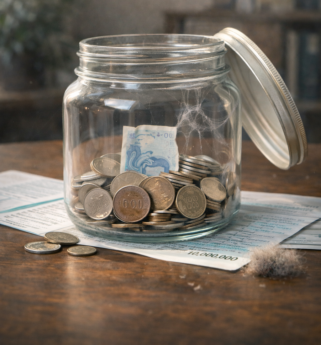 입출금 통장에 돈이 쌓이지 않는 이유