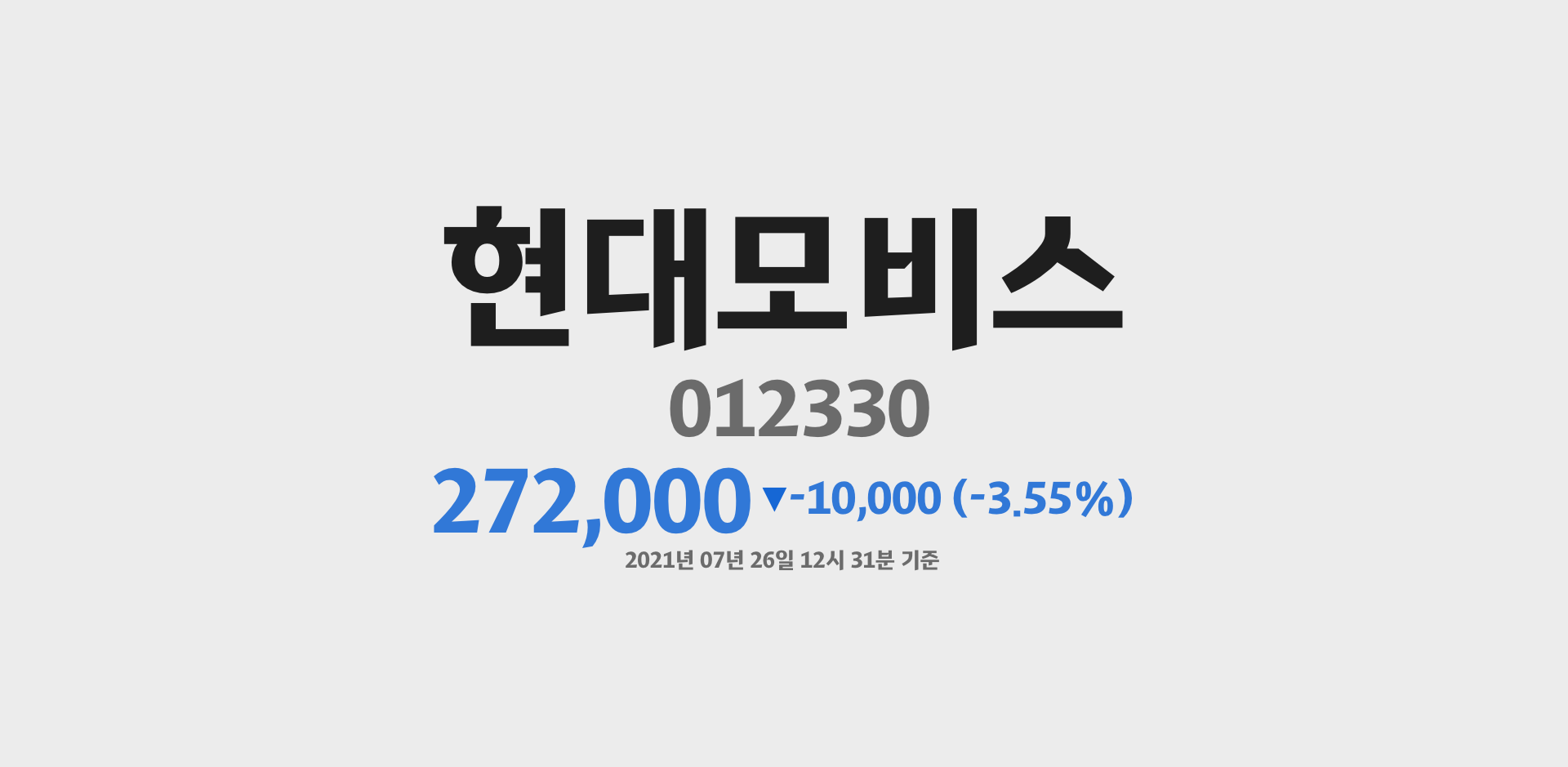 현대모비스 2021-07-26 12:31:00.040695기준 주가