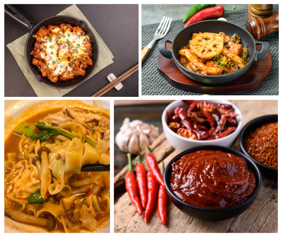 한국 vs 중국 음식 (매운맛, 조리법, 유행)