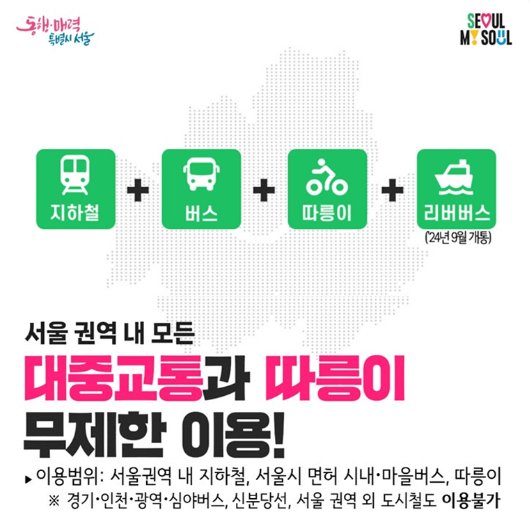 서울시 기후동행카드 이용방법 