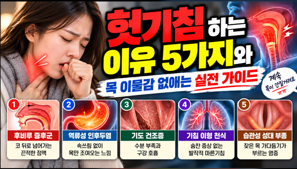 헛기침 하는 이유