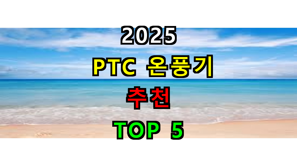 2025 PTC 온풍기 추천 TOP 5