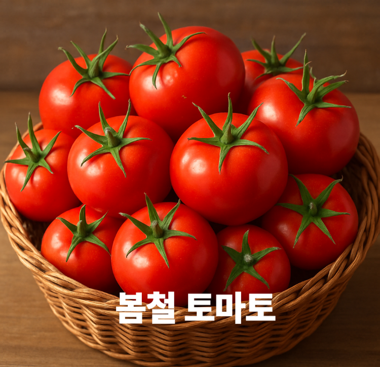 노화방지 암예방 혈압조절 심혈관건강유지 봄철 토마토 효능 영양성분
