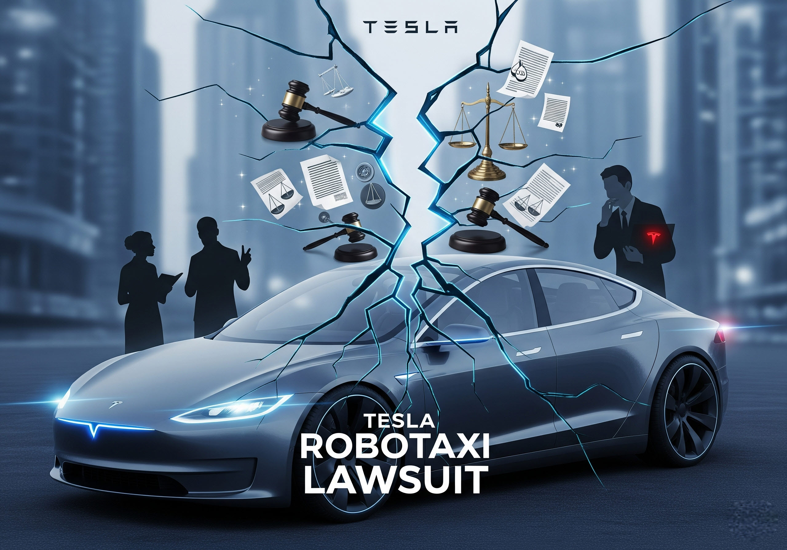 테슬라, 소송 관련 이미지