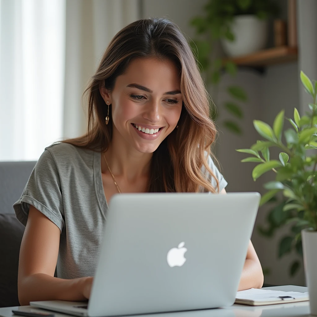 초미니 구독 서비스를 공부하는 여자 이미지