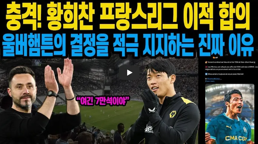 황희찬 영상