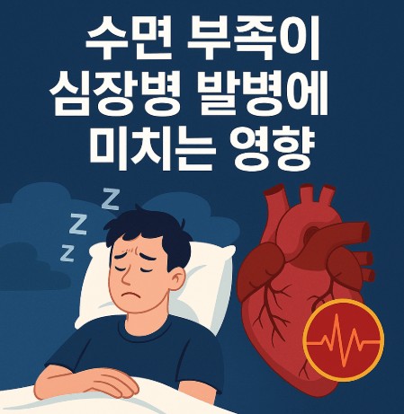 수면 부족이 심장병 발병에 미치는 영향 사진