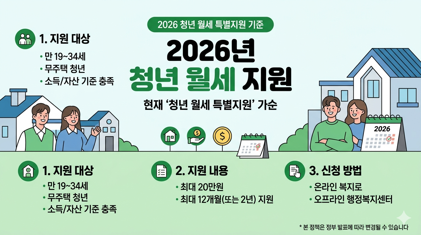 2026 청년 월세 지원