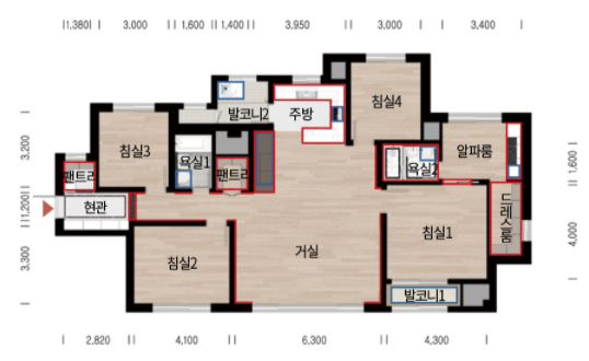 102A 평면도