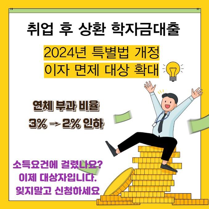 취업 후 상환 학자금대출 이자 상환 개정