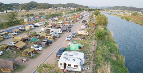 평택 진위천 캠핑장