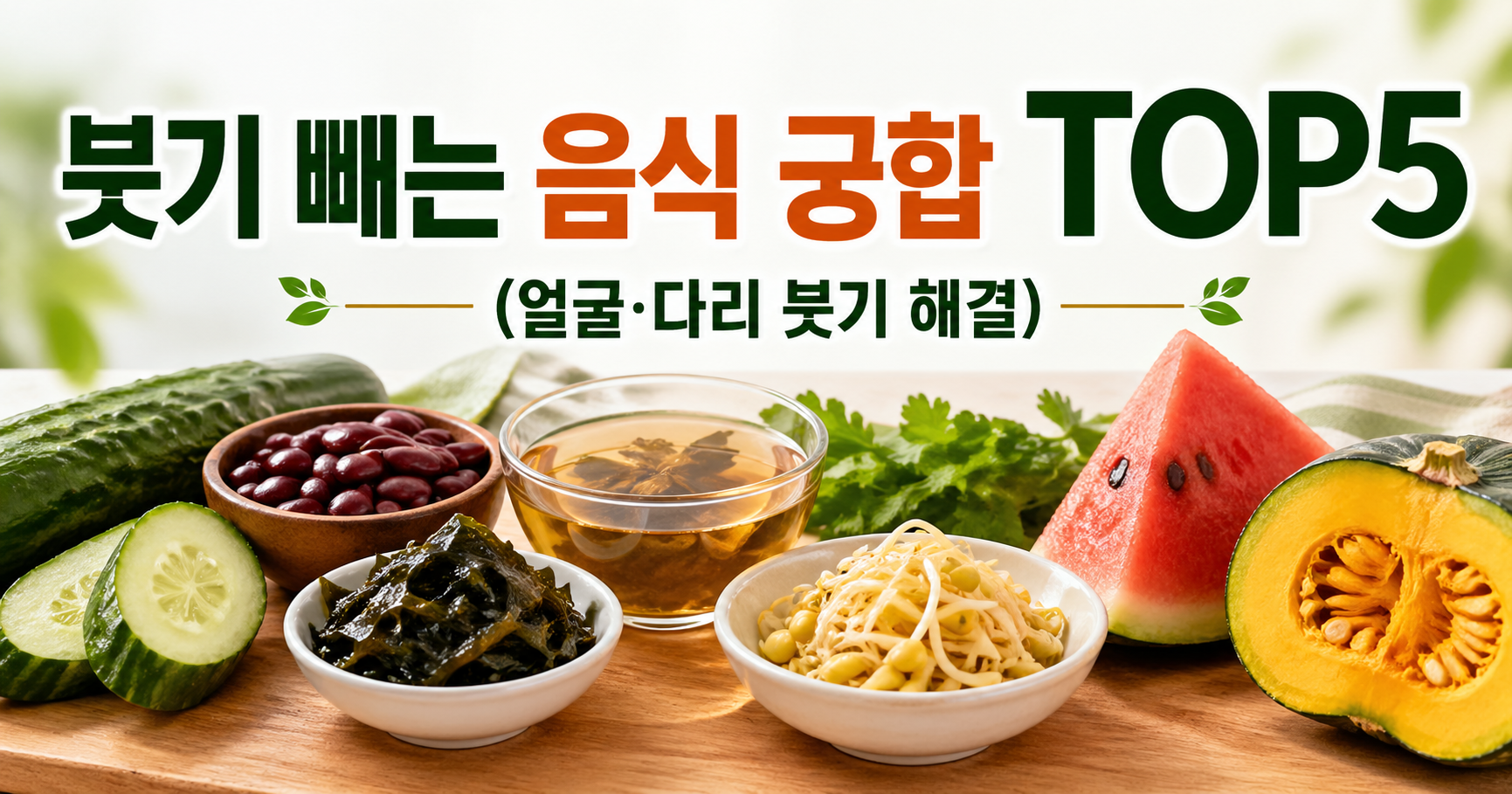 붓기 빼는 음식 궁합