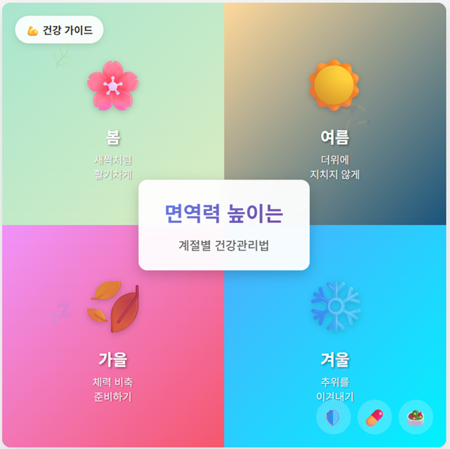 면역력 높이는 계절별 건강관리법