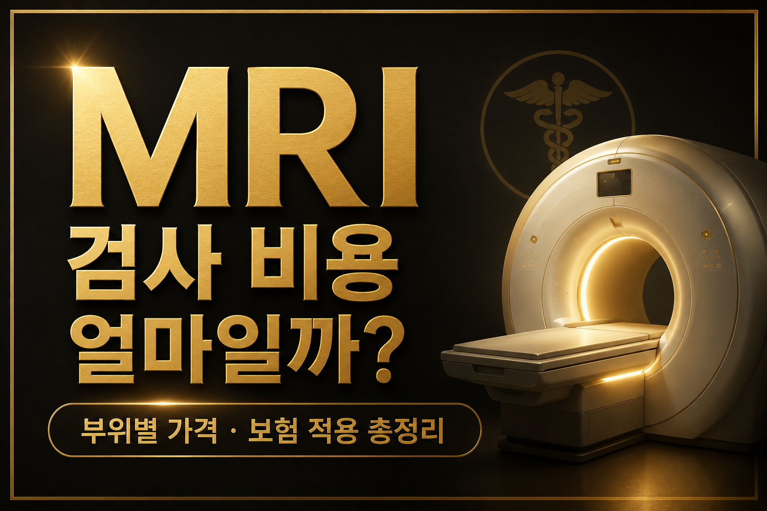 MRI Cost Guide MRI검사 비용 부위별 가격 건강보험 실비보험 적용 총정리