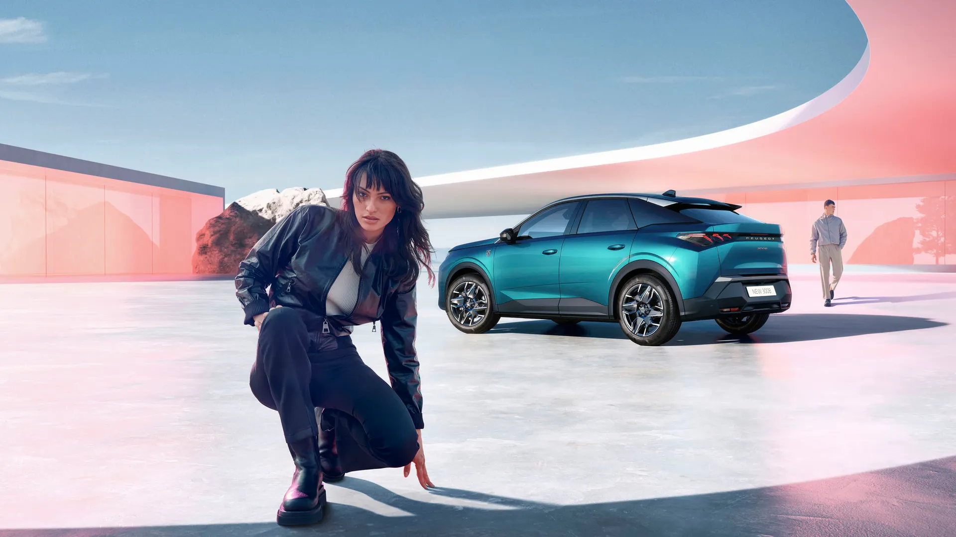 푸조 3008 전기차 이미지