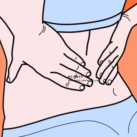 등이 아픈 증세