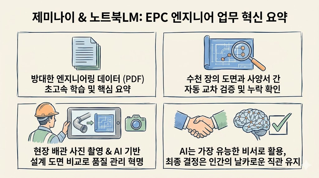 AI, 엔지니어링 업무의 혁신 인포그래픽