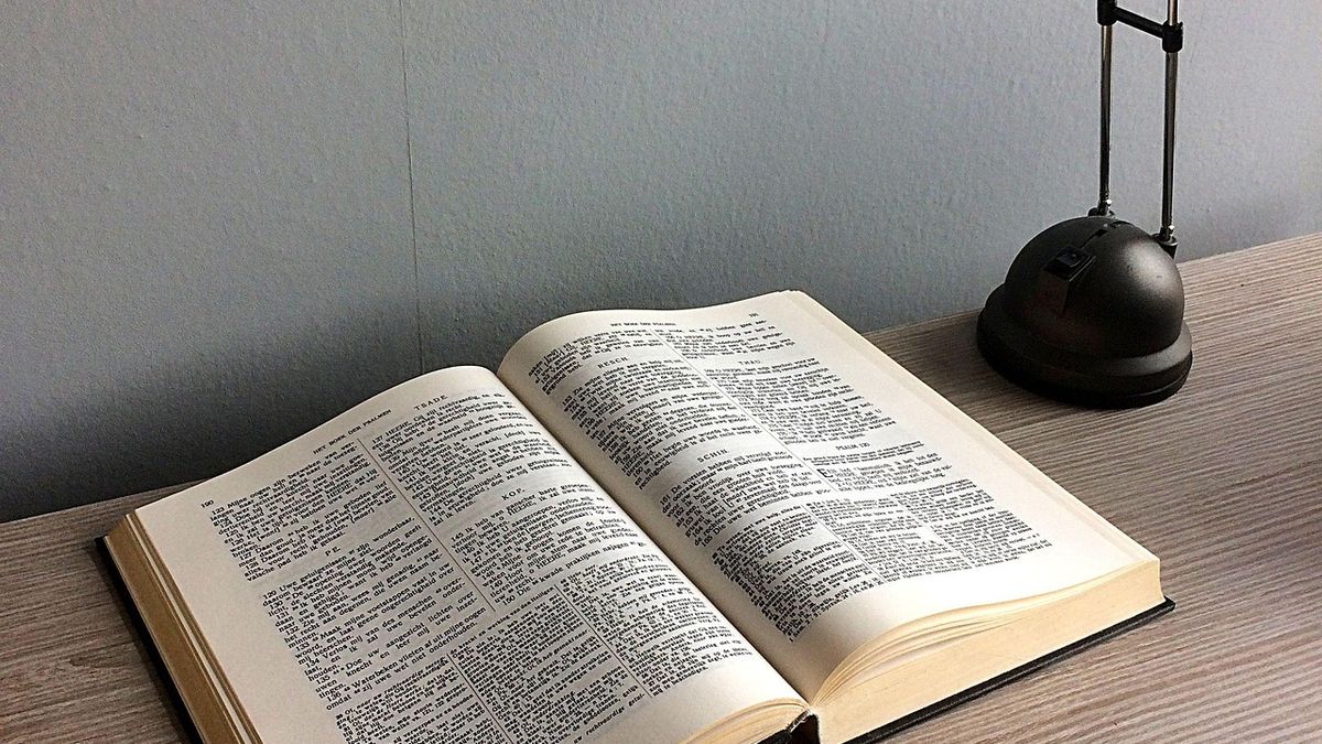 조용한 공간에서 문서를 천천히 읽어보는 모습