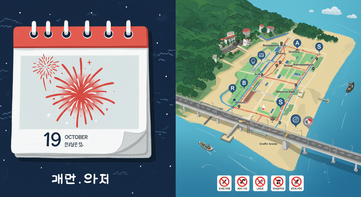 광안리 불꽃축제 일정과 좌석, 교통 정보 한눈에 보기