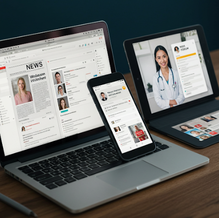 건강 정보 소셜 미디어 활용, 건강 정보 공유 & 소통 관련 사진