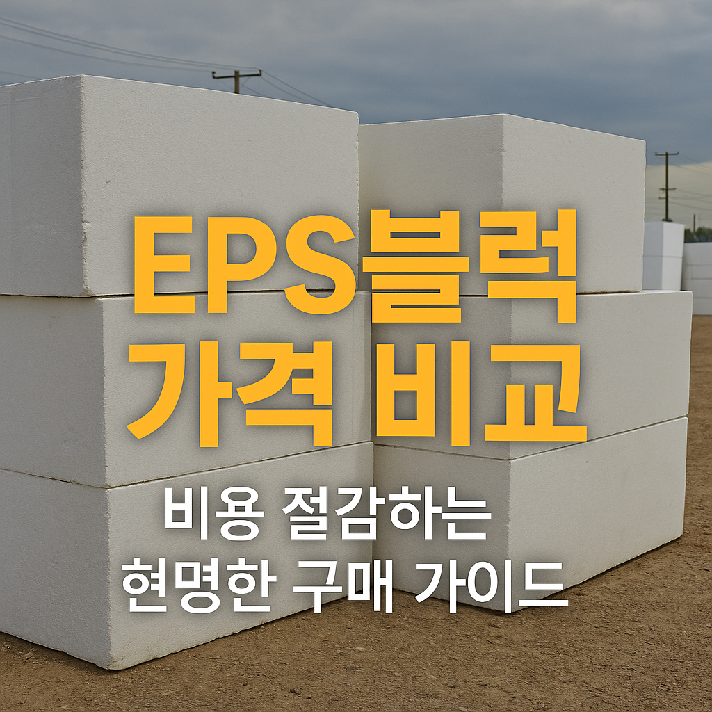 EPS 블럭 가격 비교
