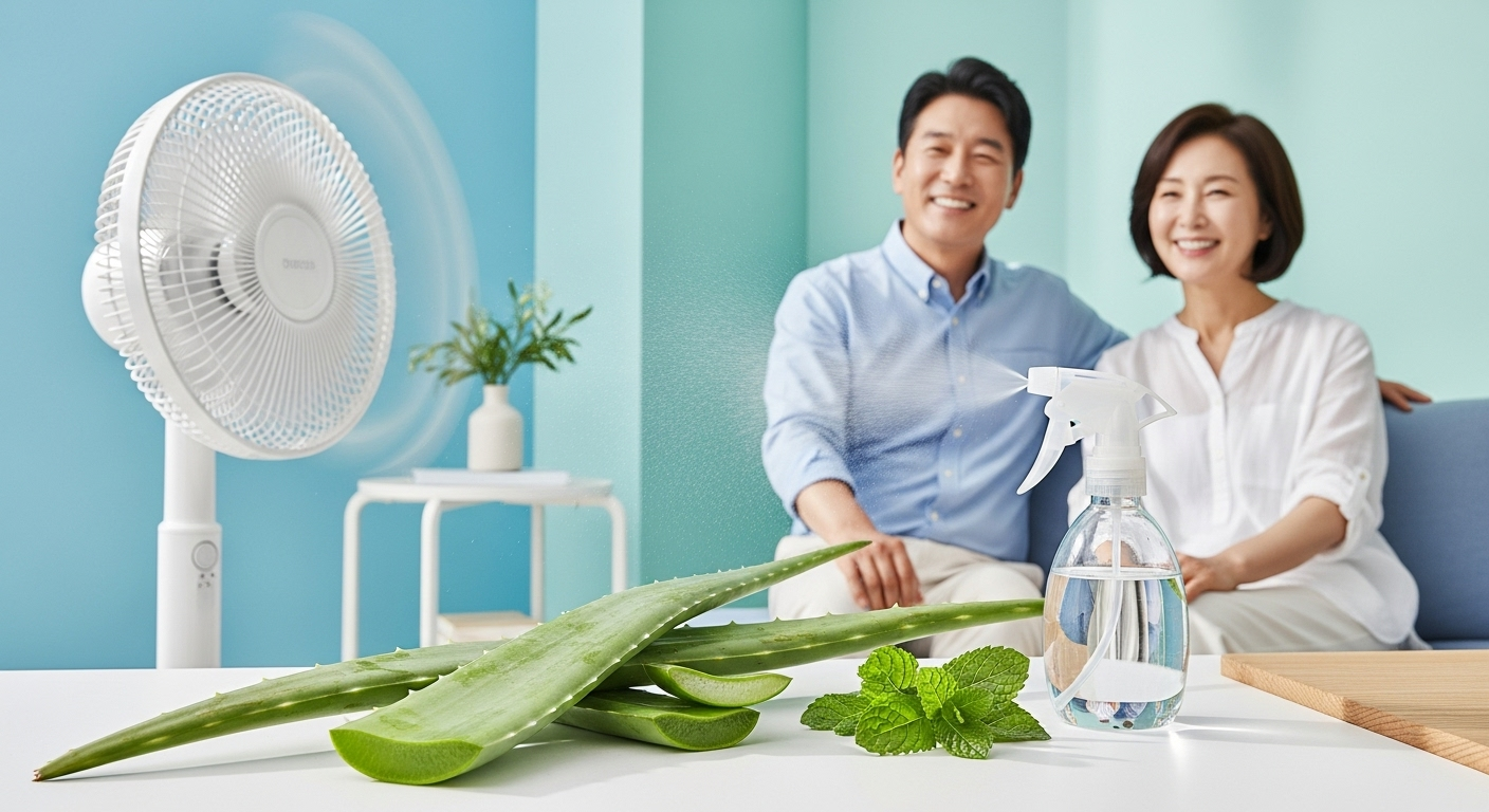 중년이 여름 더위 이기는 생활 꿀팁 7가지